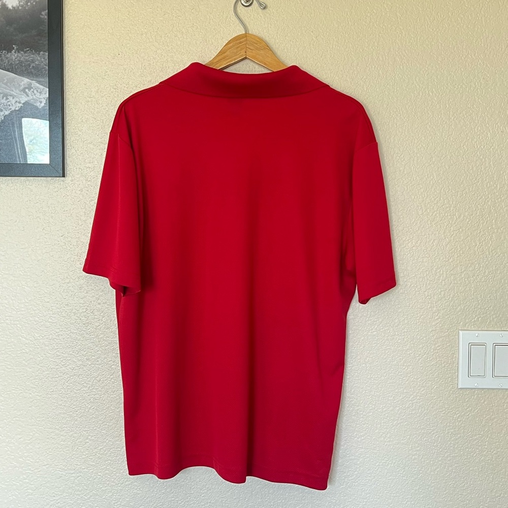 Pro Tour | Red Textured Airplay Polo - Picture 7 of 8